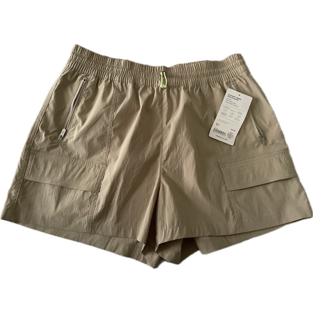 Athleta NWT Cascade Cargo Poplin Short Medium Oak - Picture 10 of 10